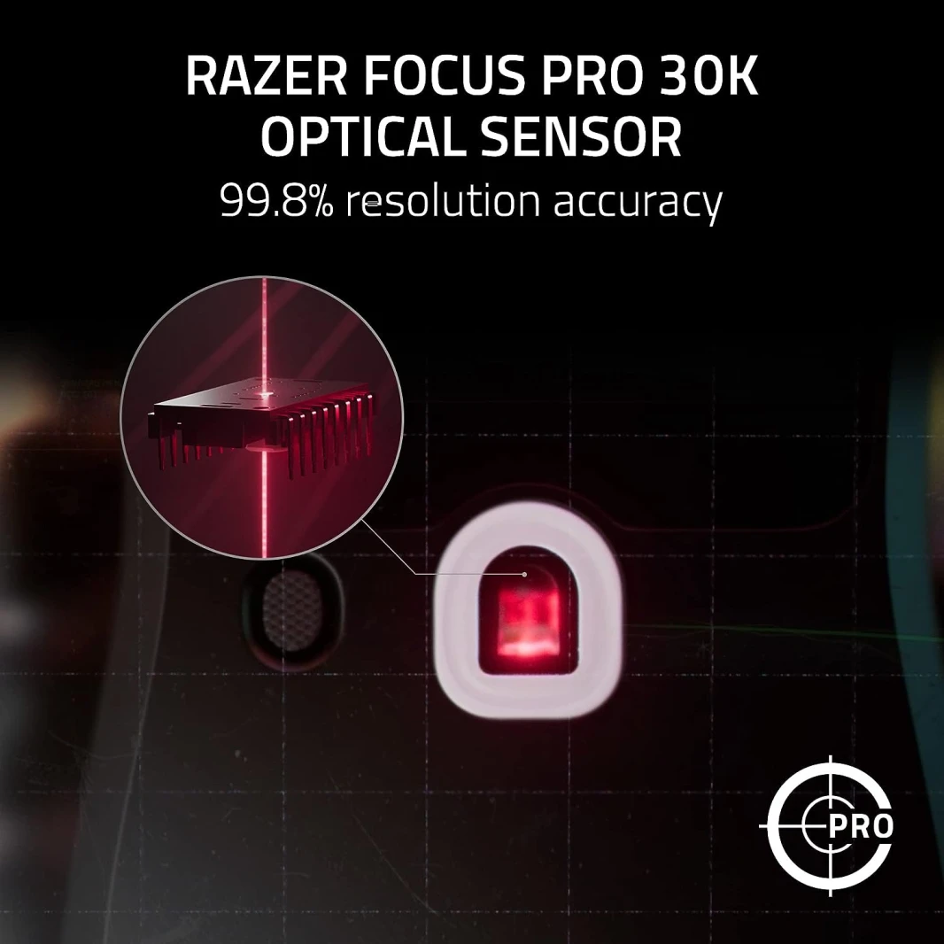 ماوس الألعاب اللاسلكي خفيف الوزن Razer Viper V2 Pro HyperSpeed ​​58g - أسود