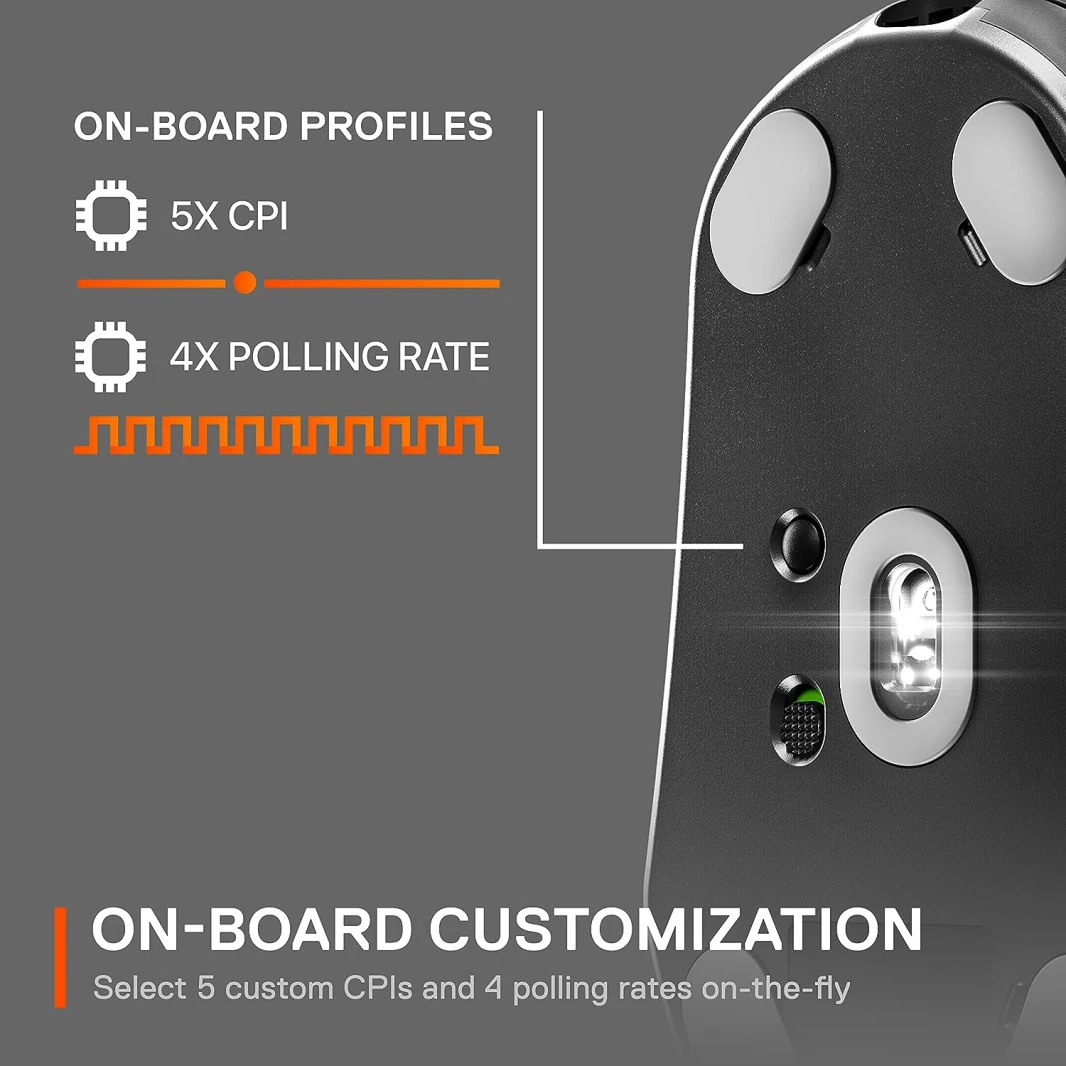 ماوس الألعاب اللاسلكي FPS TrueMove Air من SteelSeries Prime
