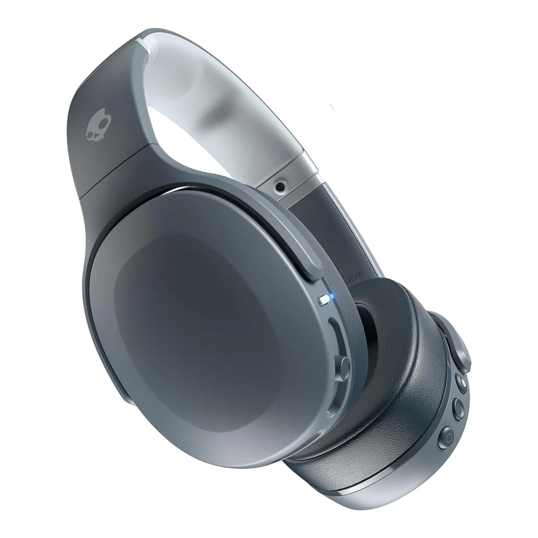 سماعات رأس Skullcandy Crusher Evo اللاسلكية فوق الأذن - لون رمادي بارد