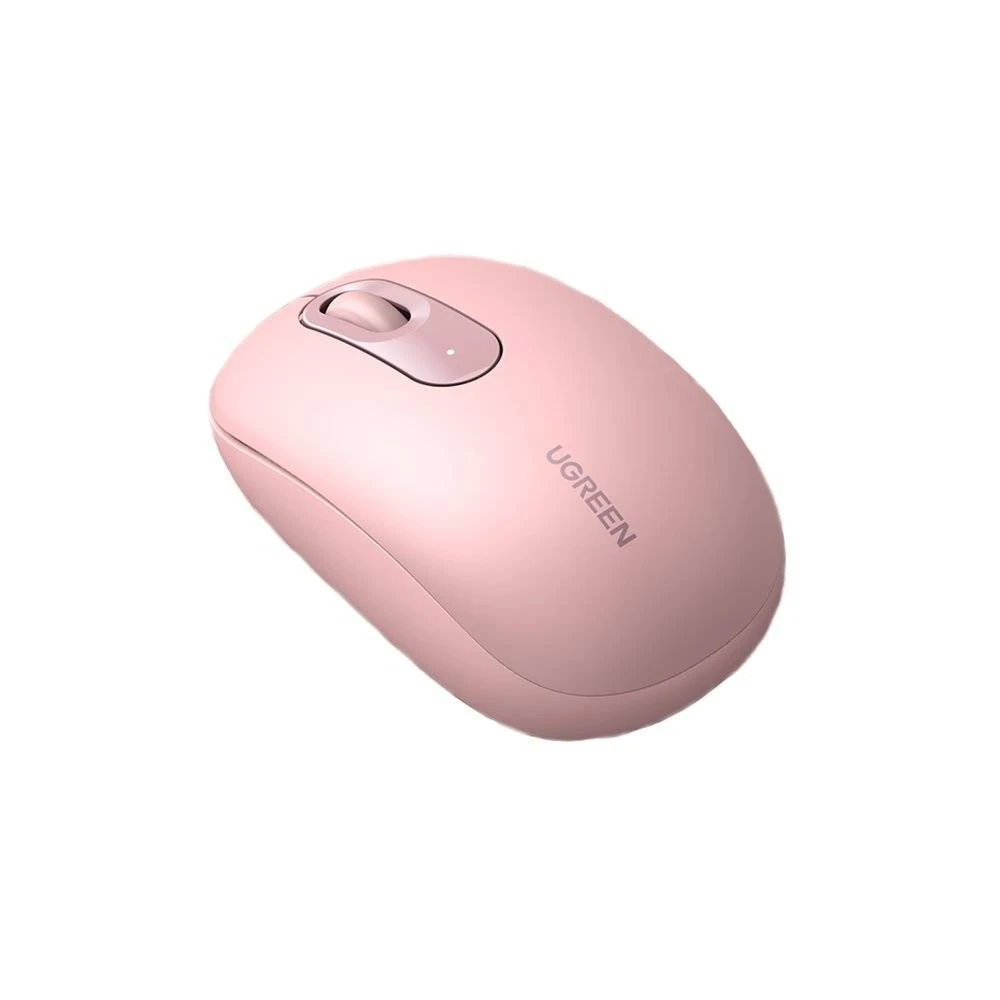 UGREEN Ergonomic Wireless 2.4G Mouse – Pink