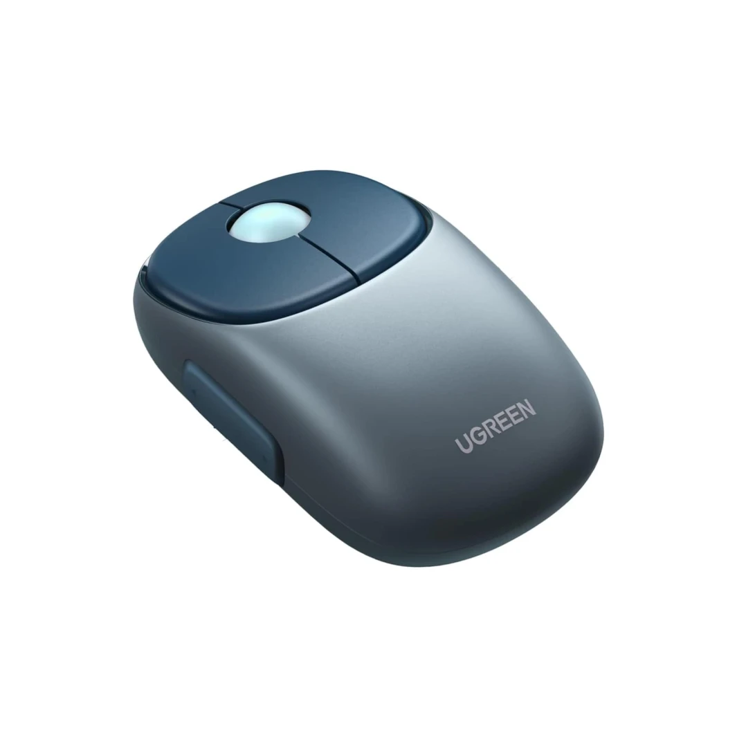 ماوس UGREEN Fun+ Silent 2.4Ghz اللاسلكي المزود بتقنية البلوتوث - أزرق