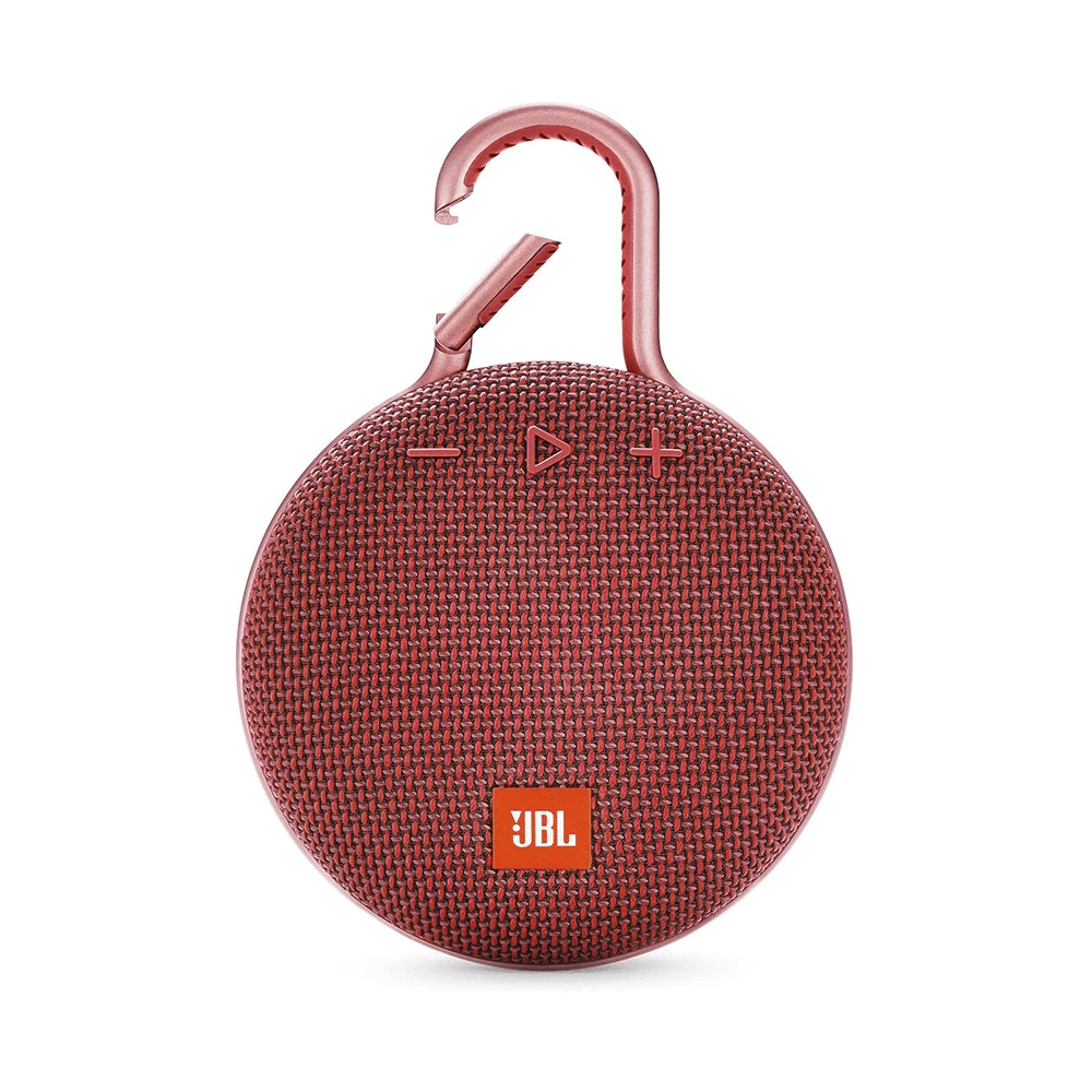 JBL Clip 3 Portable Waterproof Wireless Bluetooth Speaker – Red
