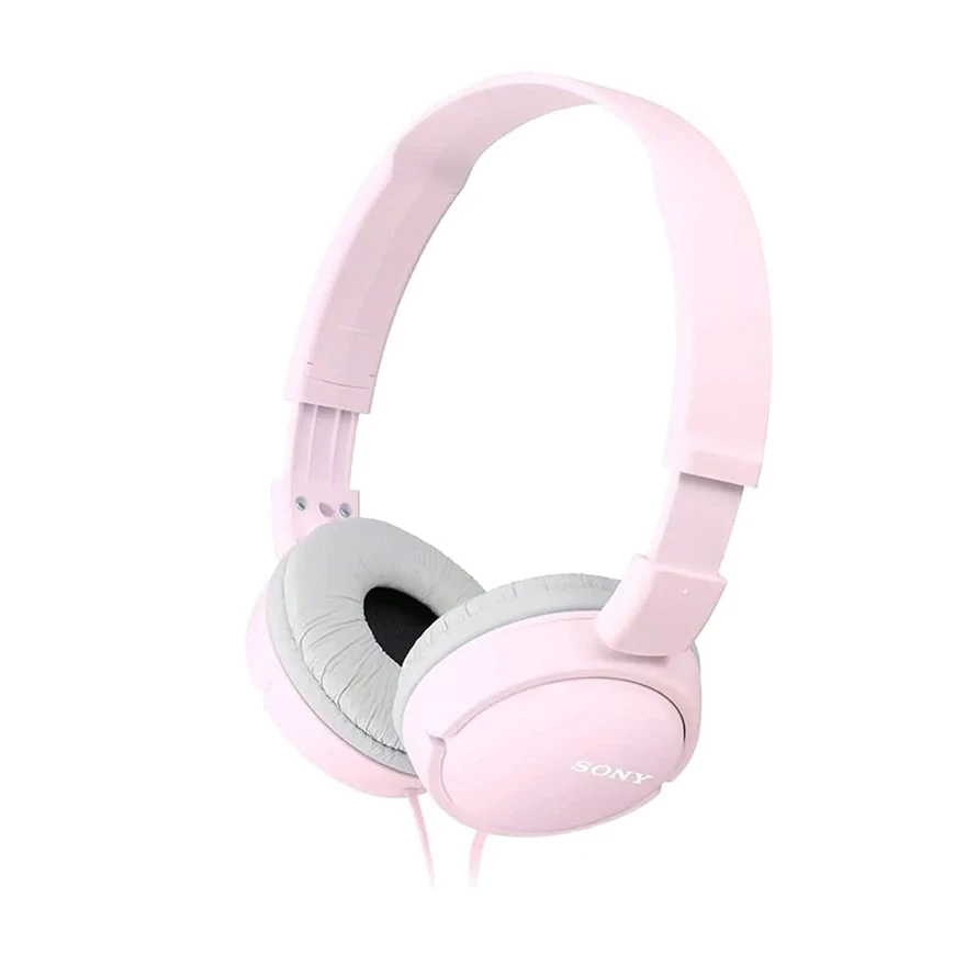 سماعة رأس Sony MDRZX110AP ZX Series Extra Bass مع ميكروفون - وردي