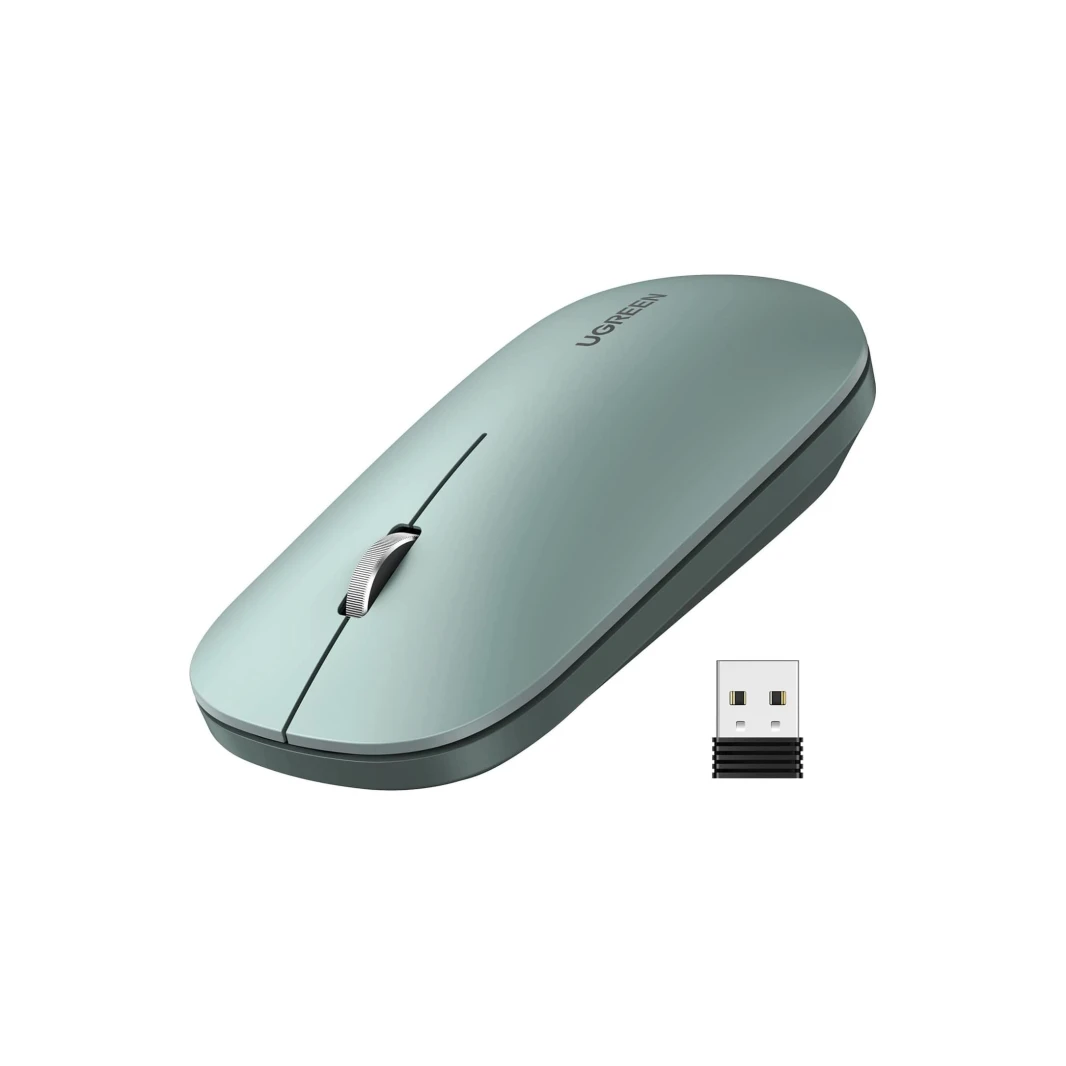 UGREEN Wireless 2.4G Silent Ultra Slim Mouse – Green