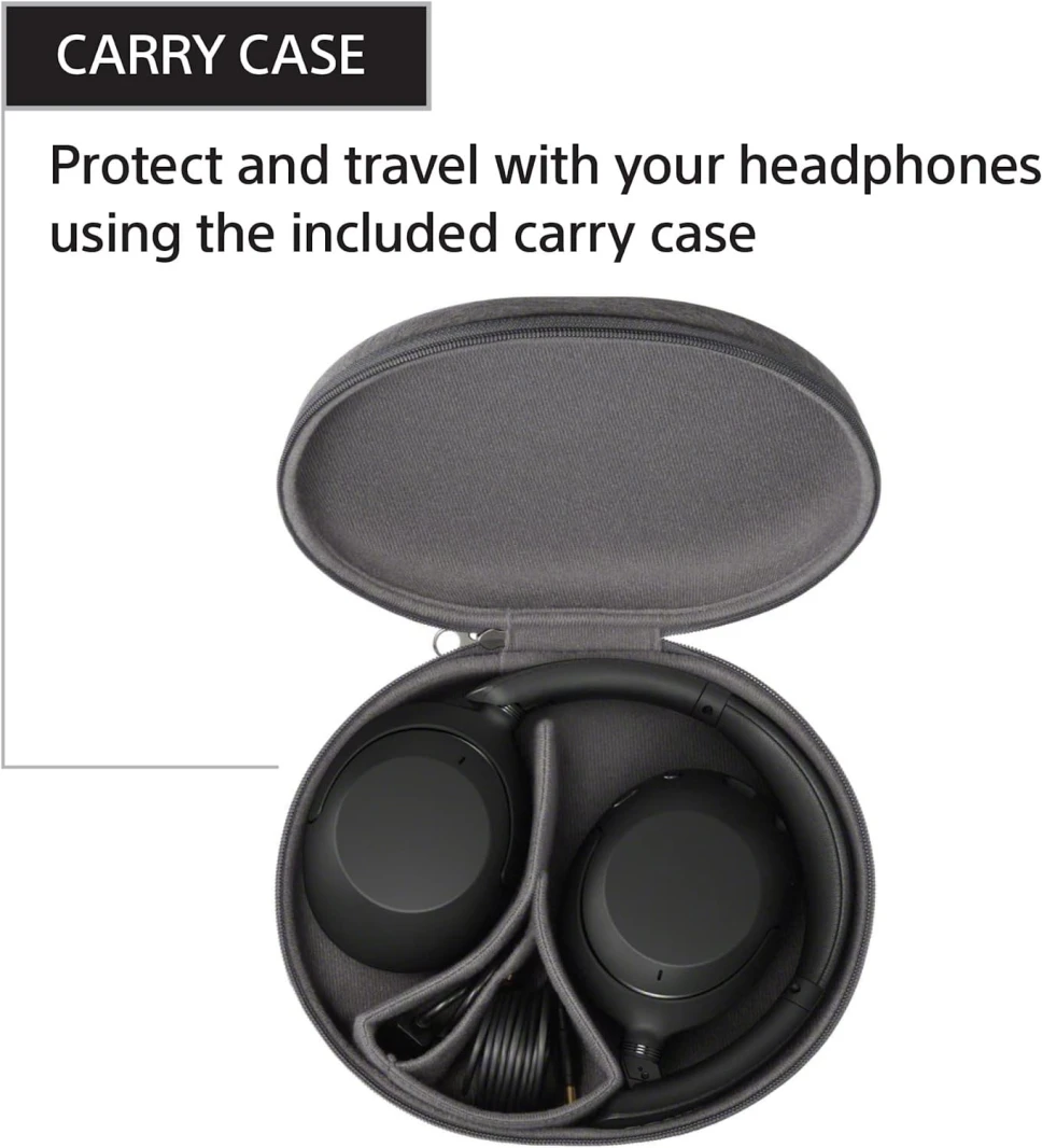 Sony WHXB910N Wireless Bluetooth Over-Ear Noise Cancelling Headset – Black