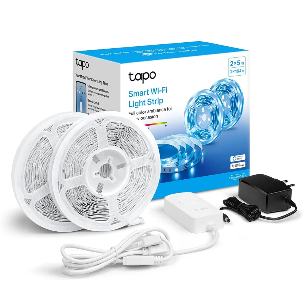 شريط إضاءة ذكي بتقنية Wi-Fi من TP-Link Tapo L900-10 RGB – 10 أمتار