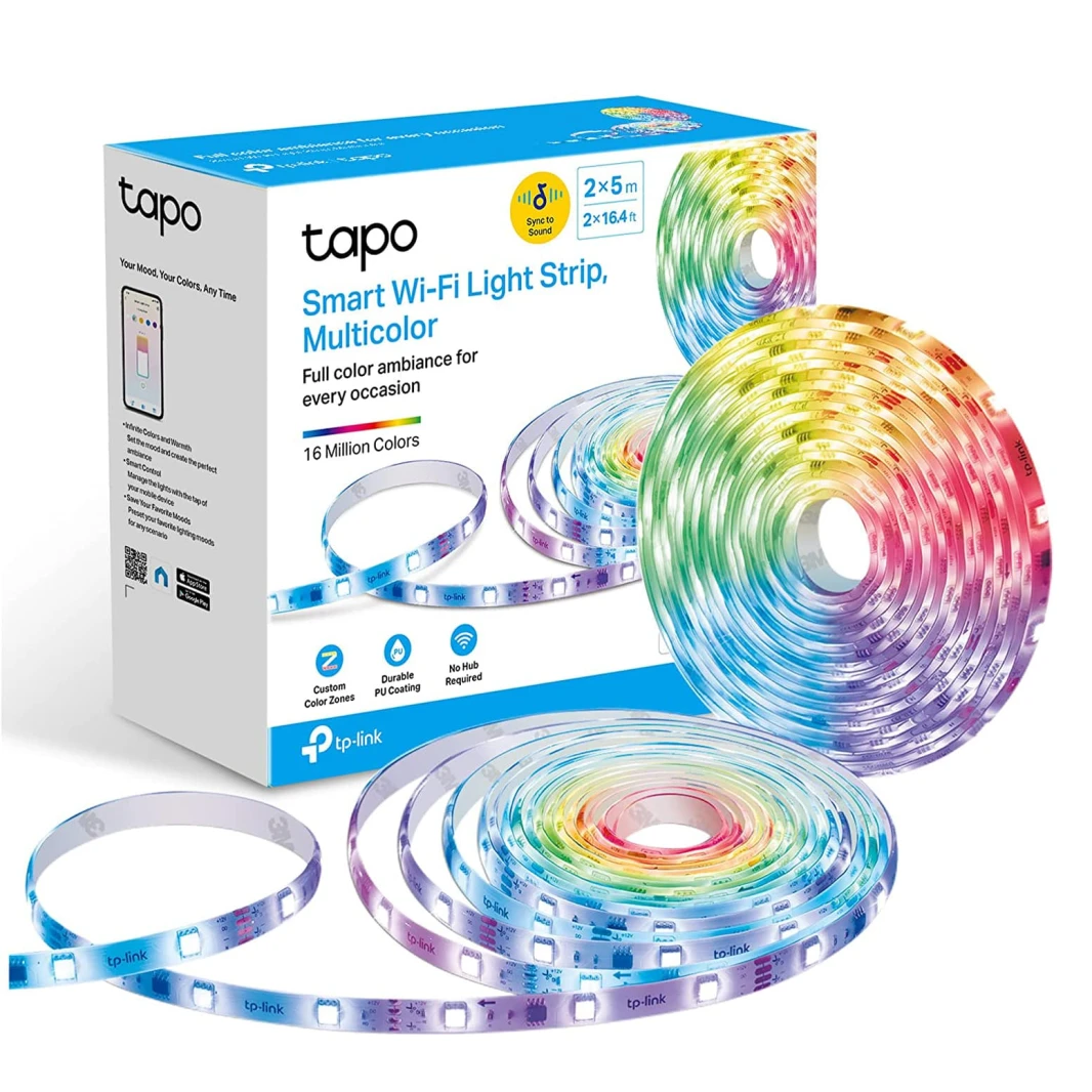 شريط إضاءة ذكي متعدد الألوان بتقنية Wi-Fi من TP-Link Tapo L920-10 – 10 أمتار