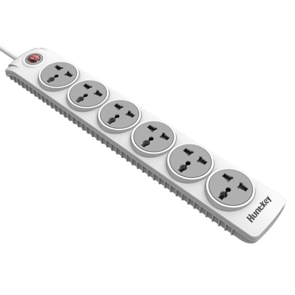 Huntkey Universal Power Strip 6-Sockets 3m-Power Cord (SZN601) – UK Plug