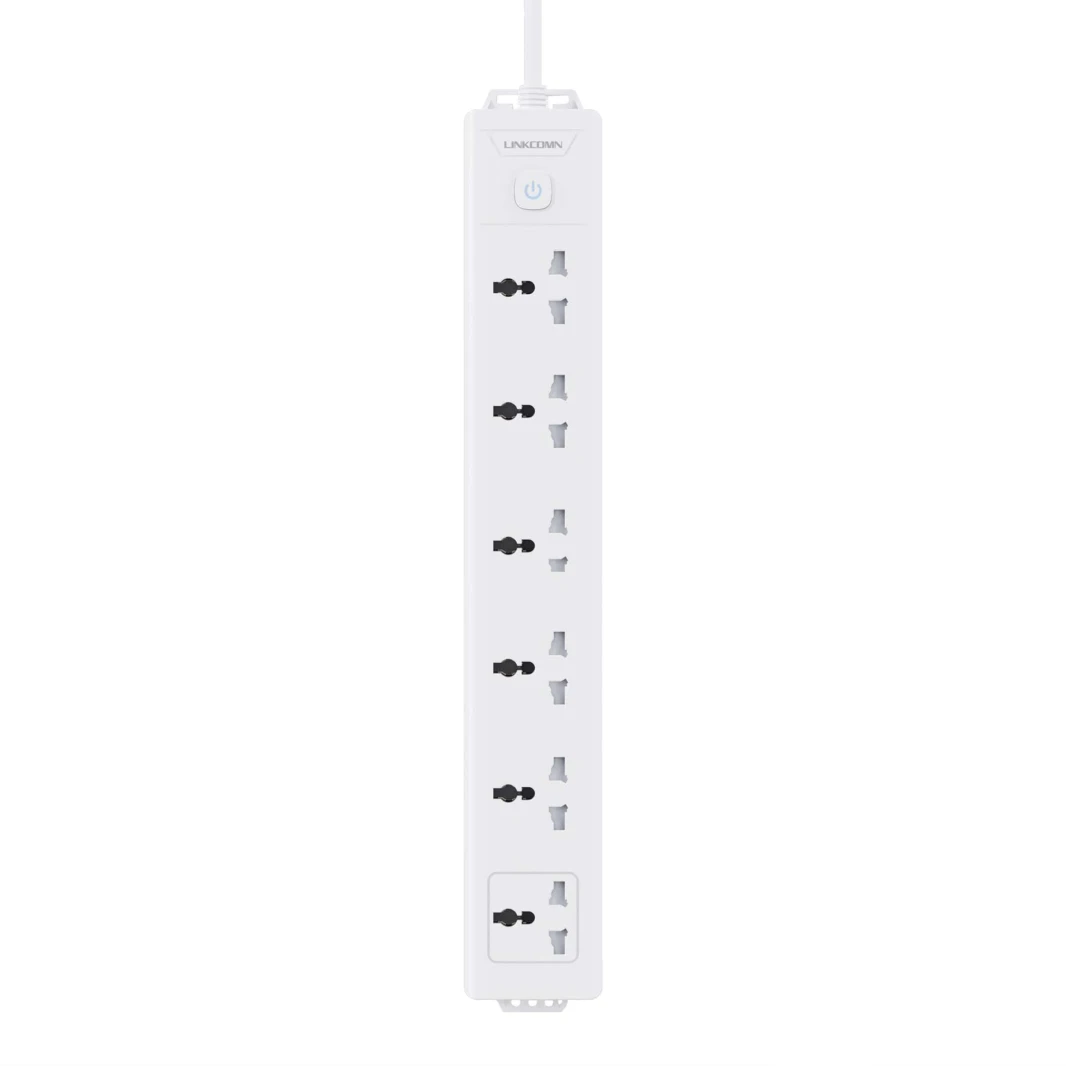 Linkcomn Power Strip 6-Sockets 3m-Power Cord – [LC-PS601]