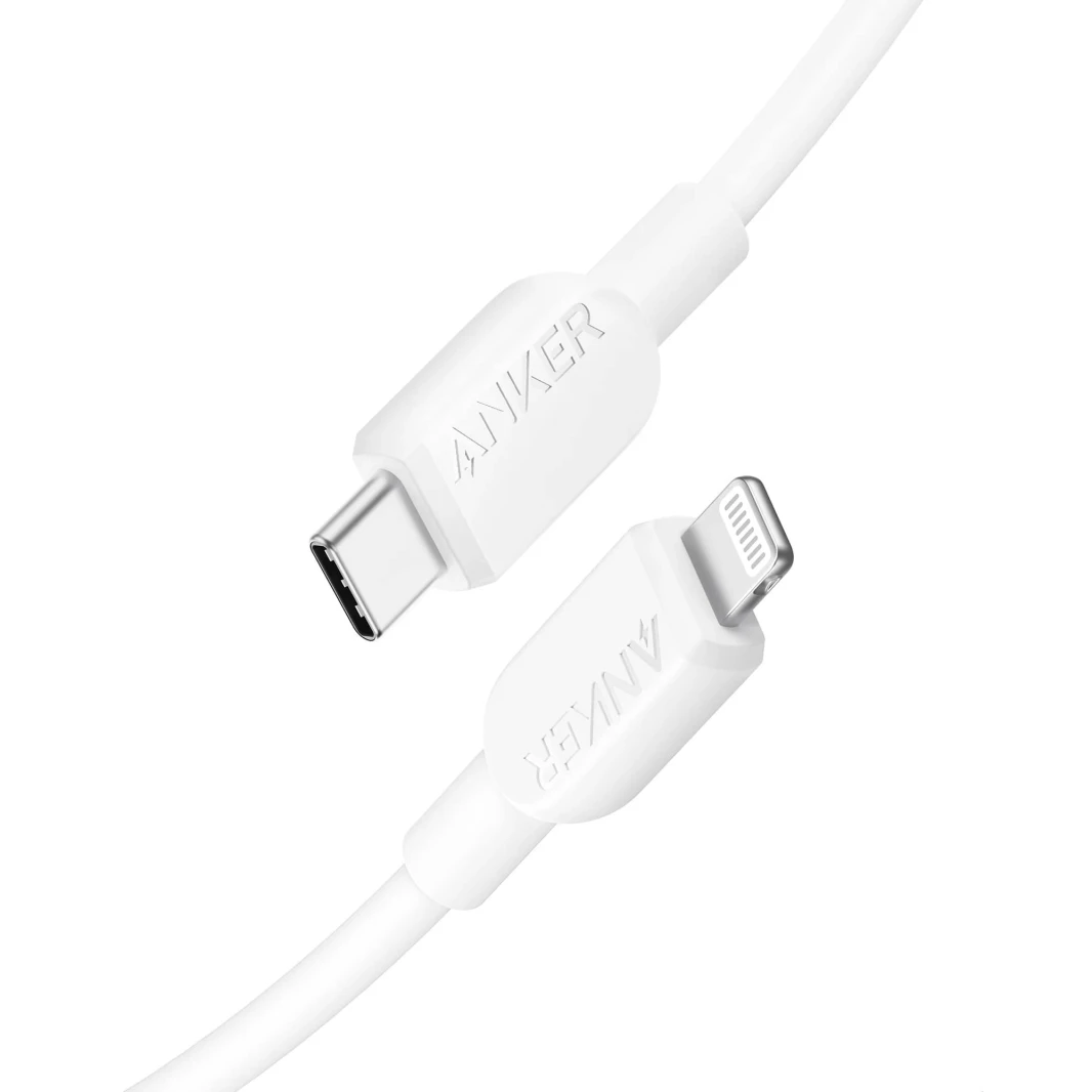 Anker Powerline 321 USB C to Lightning Cable 1.8M – White