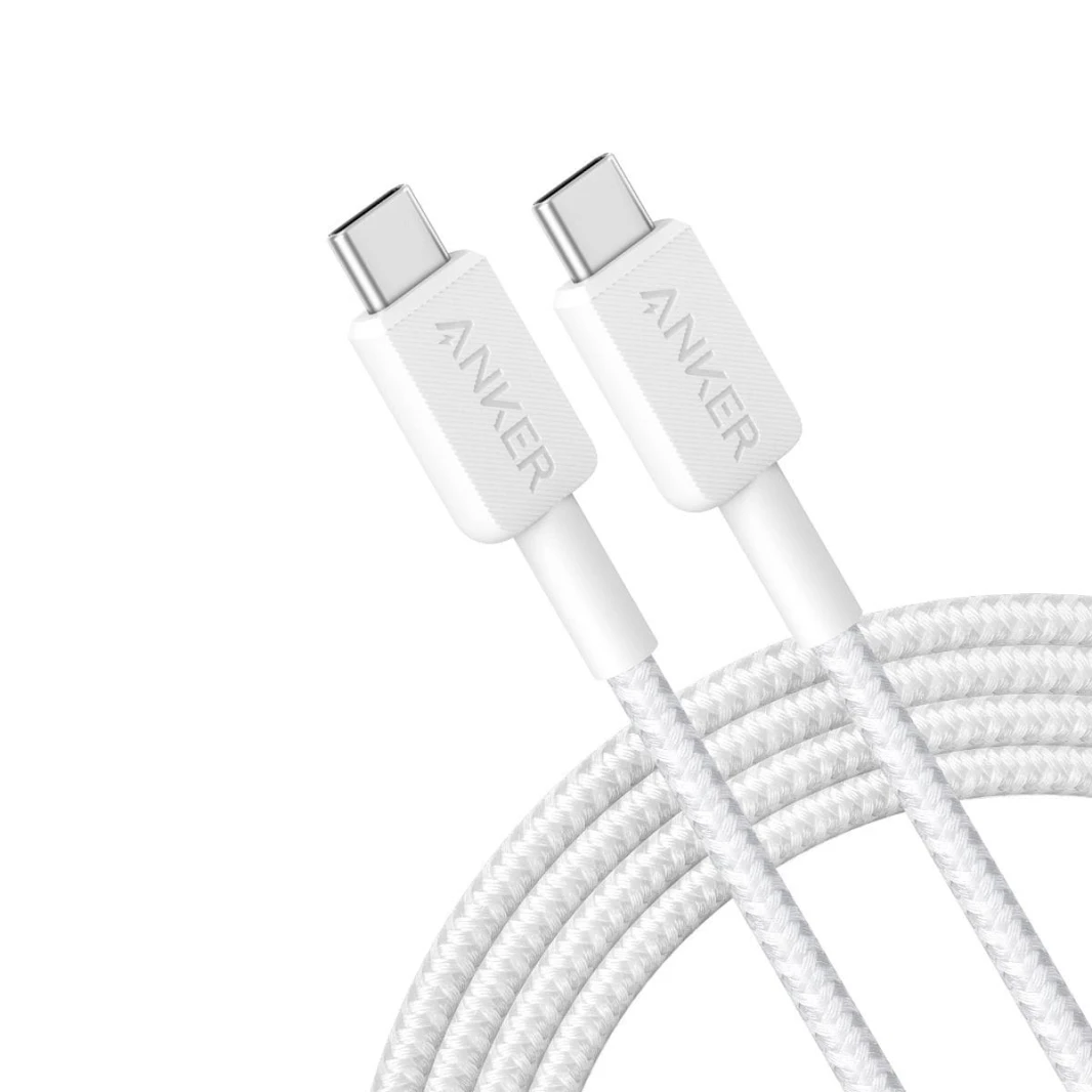 Anker Powerline 322 Braided USB C to C Cable 0.9M – White