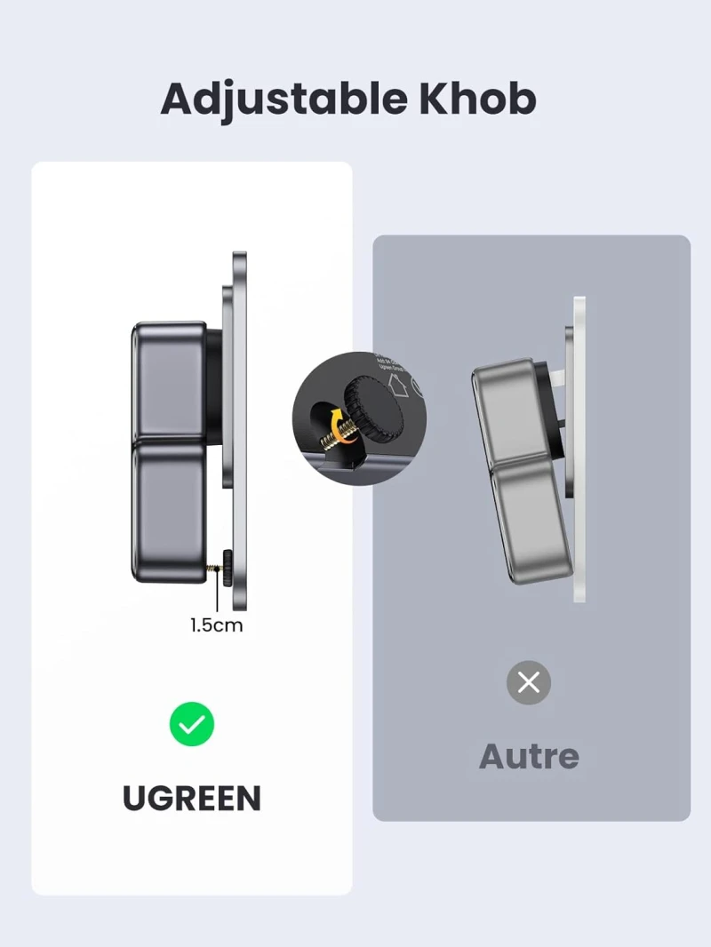 UGREEN 6 في 1 30 واط و 3 منافذ تيار متردد موسع الحائط