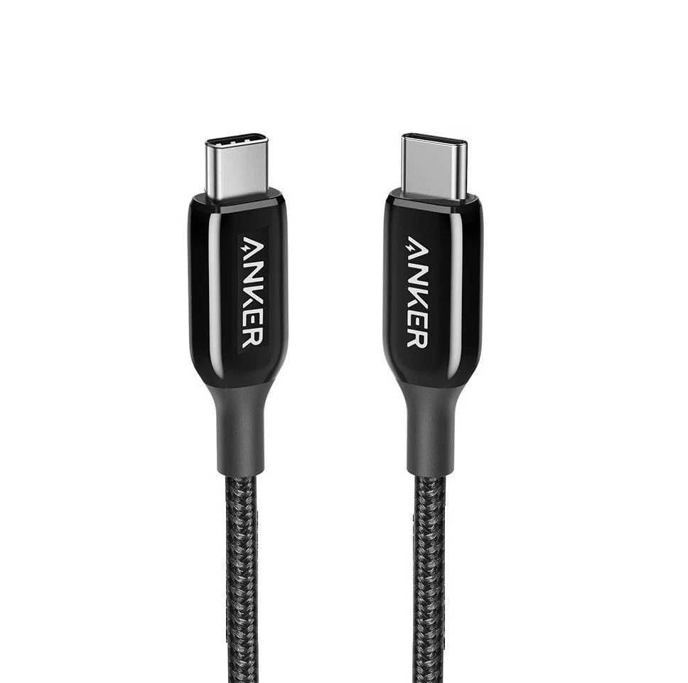 كابل Anker Powerline+ III USB C إلى USB C بطول 1.8 متر – أسود