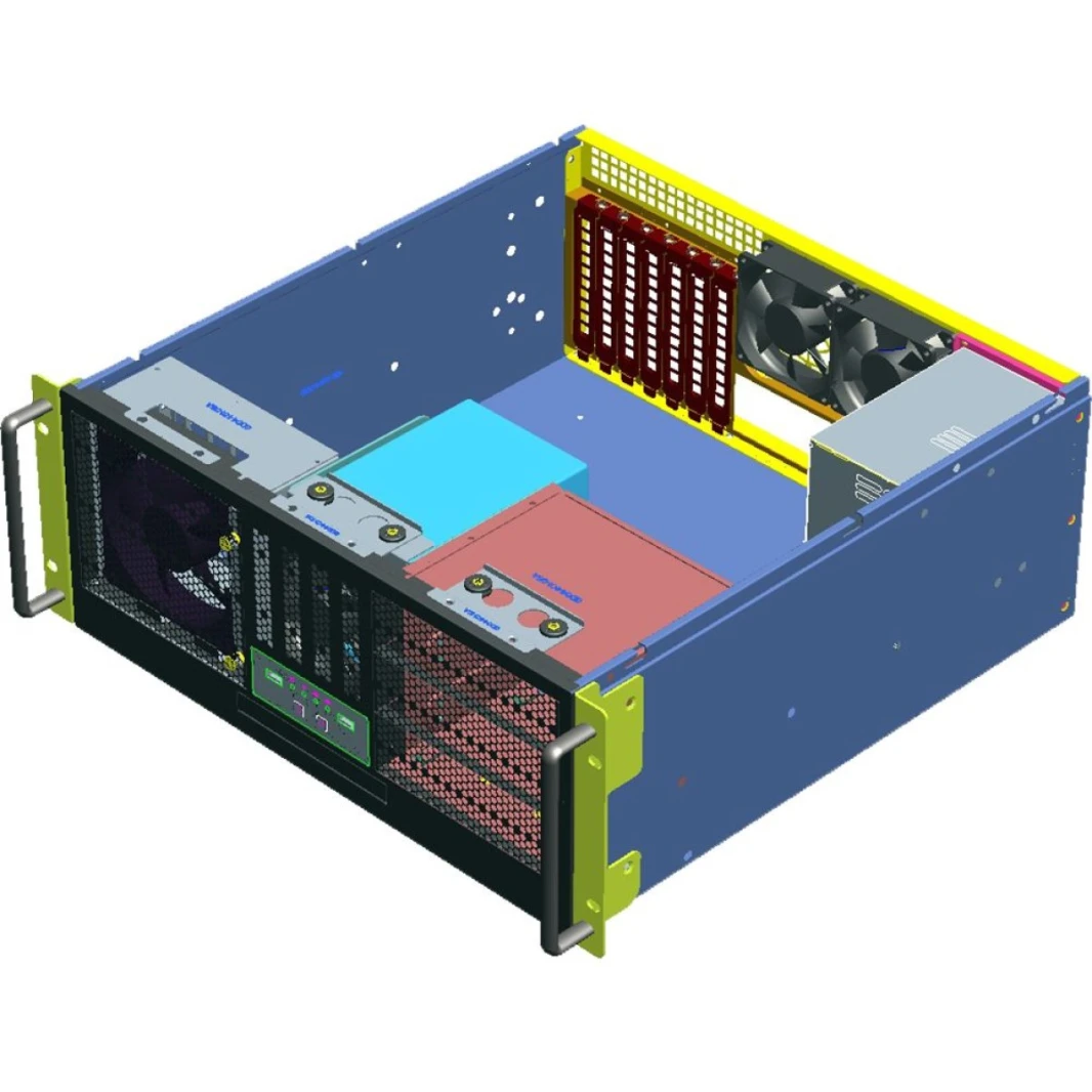 4U RACK CASE 120MM FAN (مخصص) تايبيه