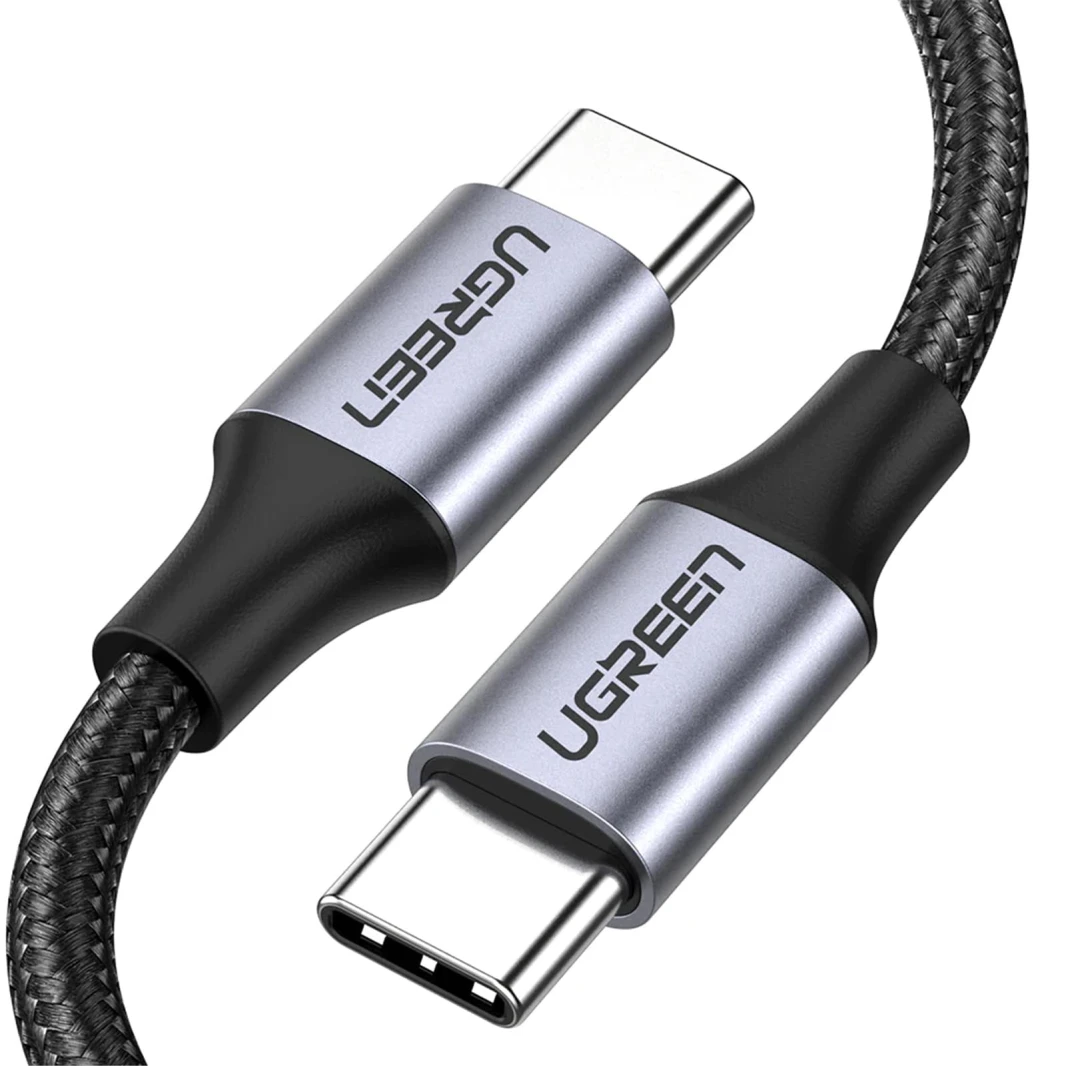 UGREEN 60W Braided USB C to USB C Cable 2M – Black