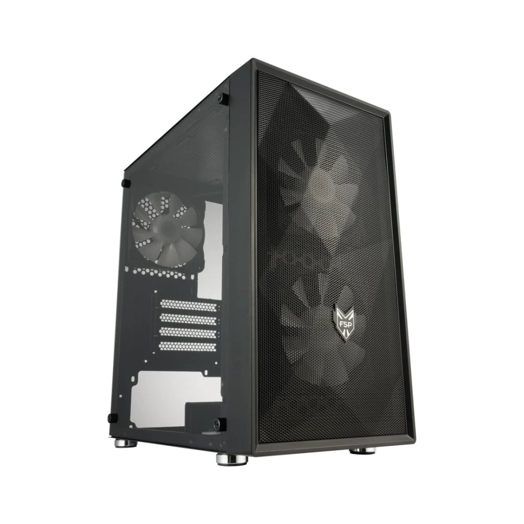 FSP CST130 M-ATX Gaming Case (3*120MM FAN) -BLACKFSP