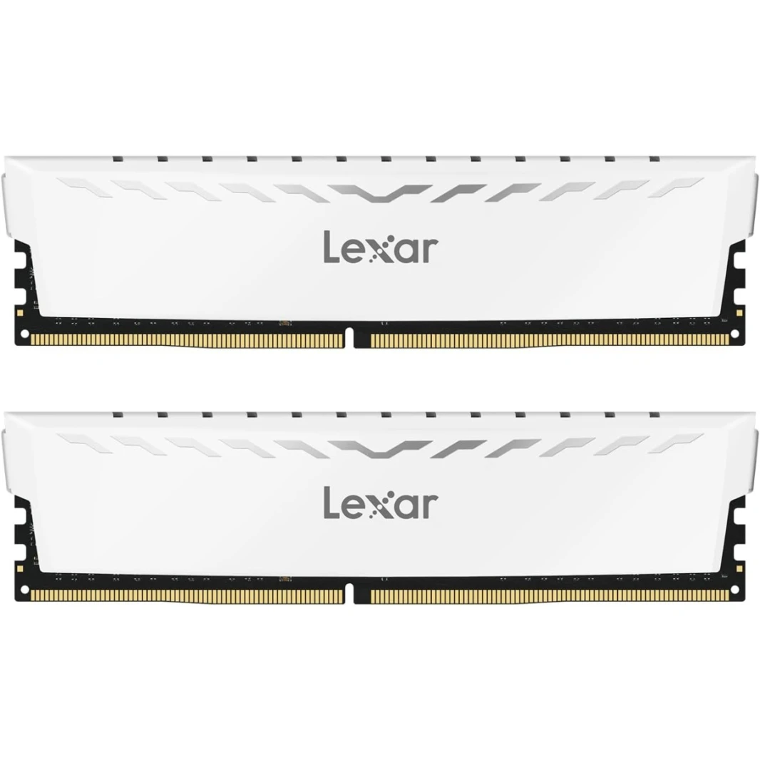 مجموعة ذاكرة LEXAR Thor 32GB DDR-4 3600MHz (16GBX2) - أبيض