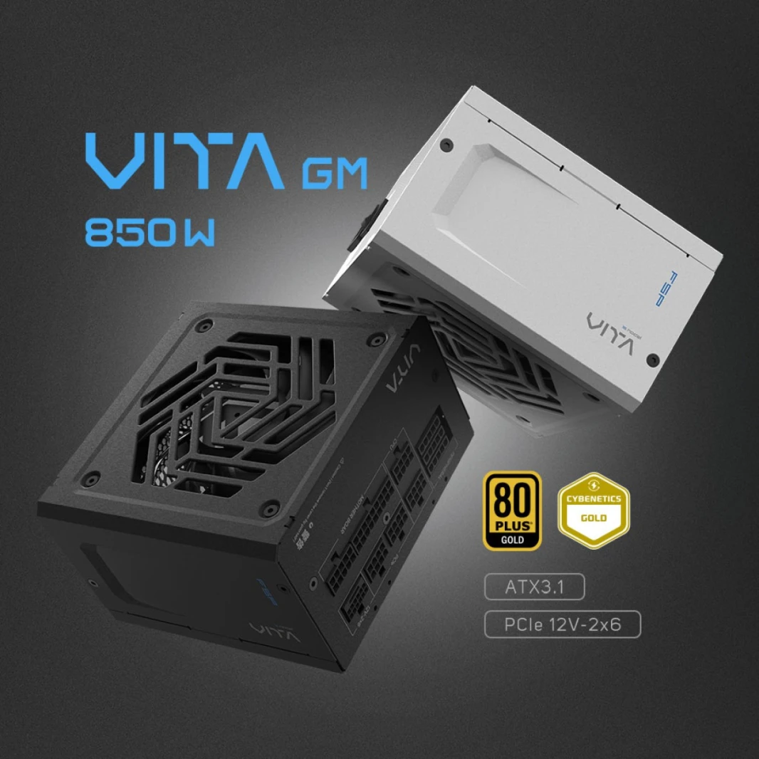 مزود الطاقة FSP 850W VITA GM 80 PLUS Gold (ATX3.1)(PCIe5.1) معياري بالكامل FSP