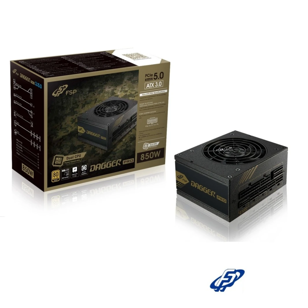 مزود الطاقة FSP SFX 850W DAGGER PRO 80 PLUS Gold (ATX3.0)(PCIe5.0)FSP