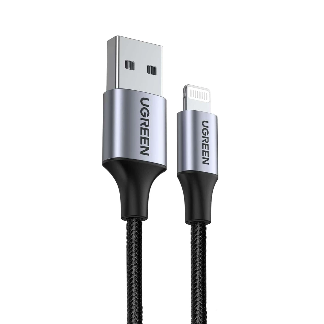 UGREEN Lightning MFi Certified Braided Cable – 2M