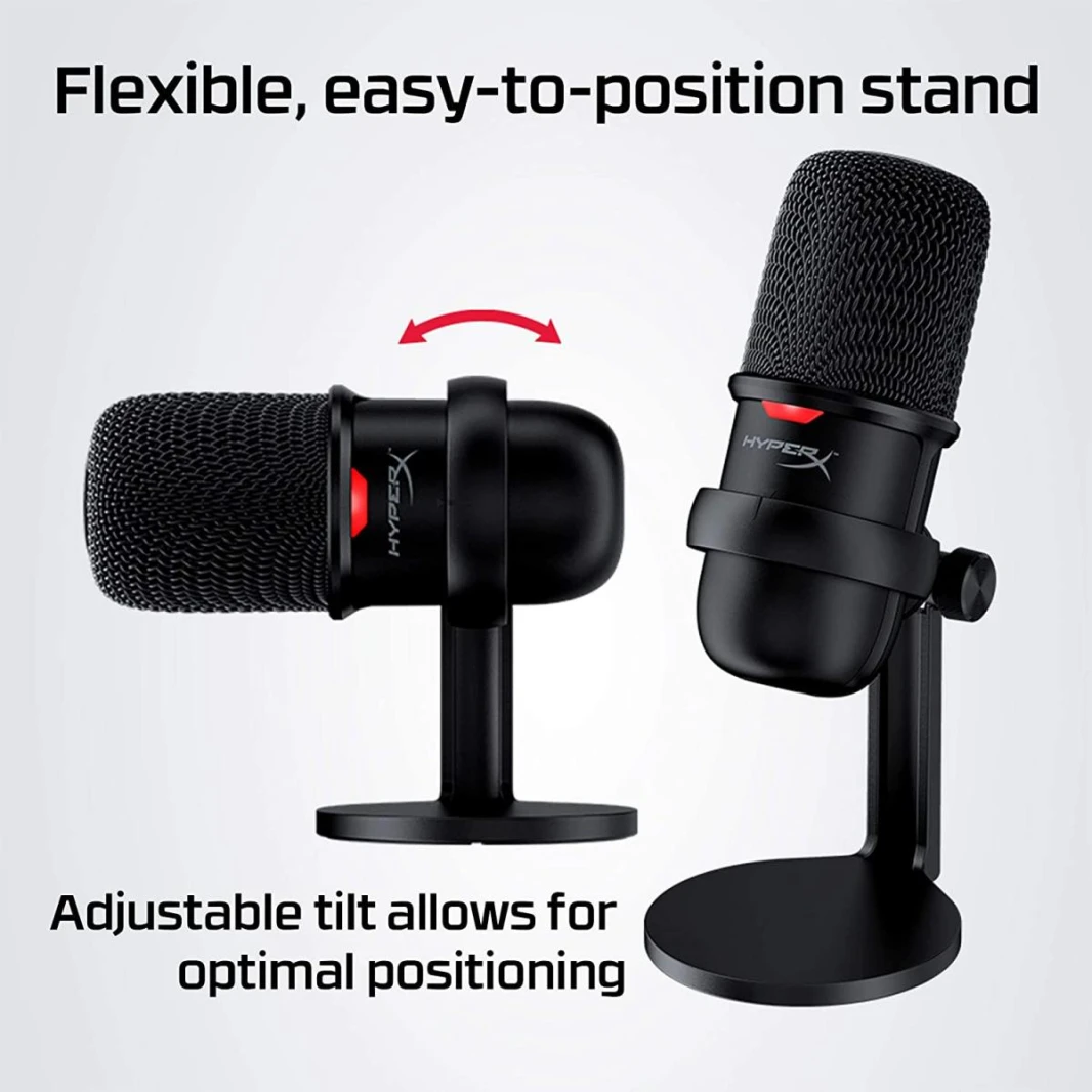 HyperX SoloCast USB Condenser Gaming Microphone, for PC, PS4, Mac