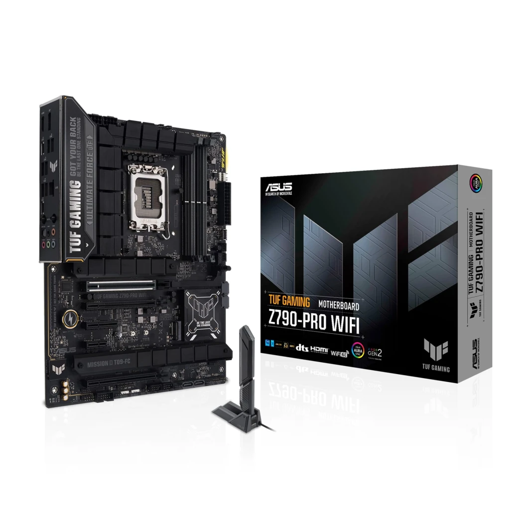 لوحة أم ASUS TUF Gaming Z790-Plus WiFi LGA 1700 (Intel 14th,12th &13th Gen) ATX Gaming PCIe 5.0,DDR5,4xM.2
