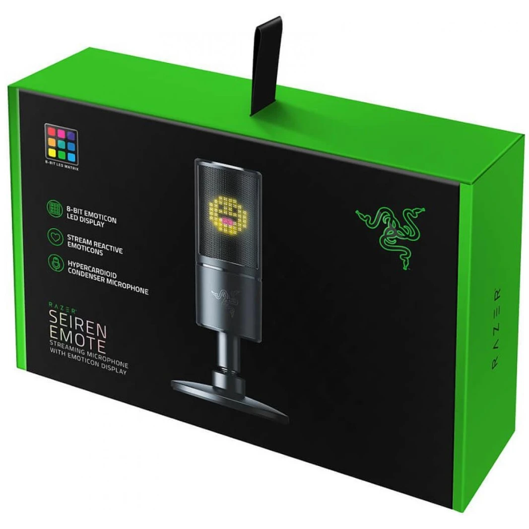 ميكروفون البث Razer Seiren Emote - حامل قابل للتعديل