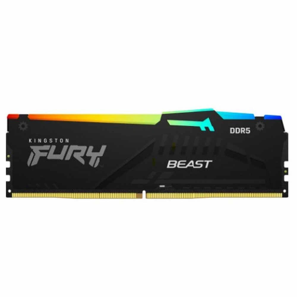 ذاكرة عشوائية KINGSTON FURY BEAST سعة 16 جيجابايت وتردد 3600 ميجا هرتز DDR4 RGB