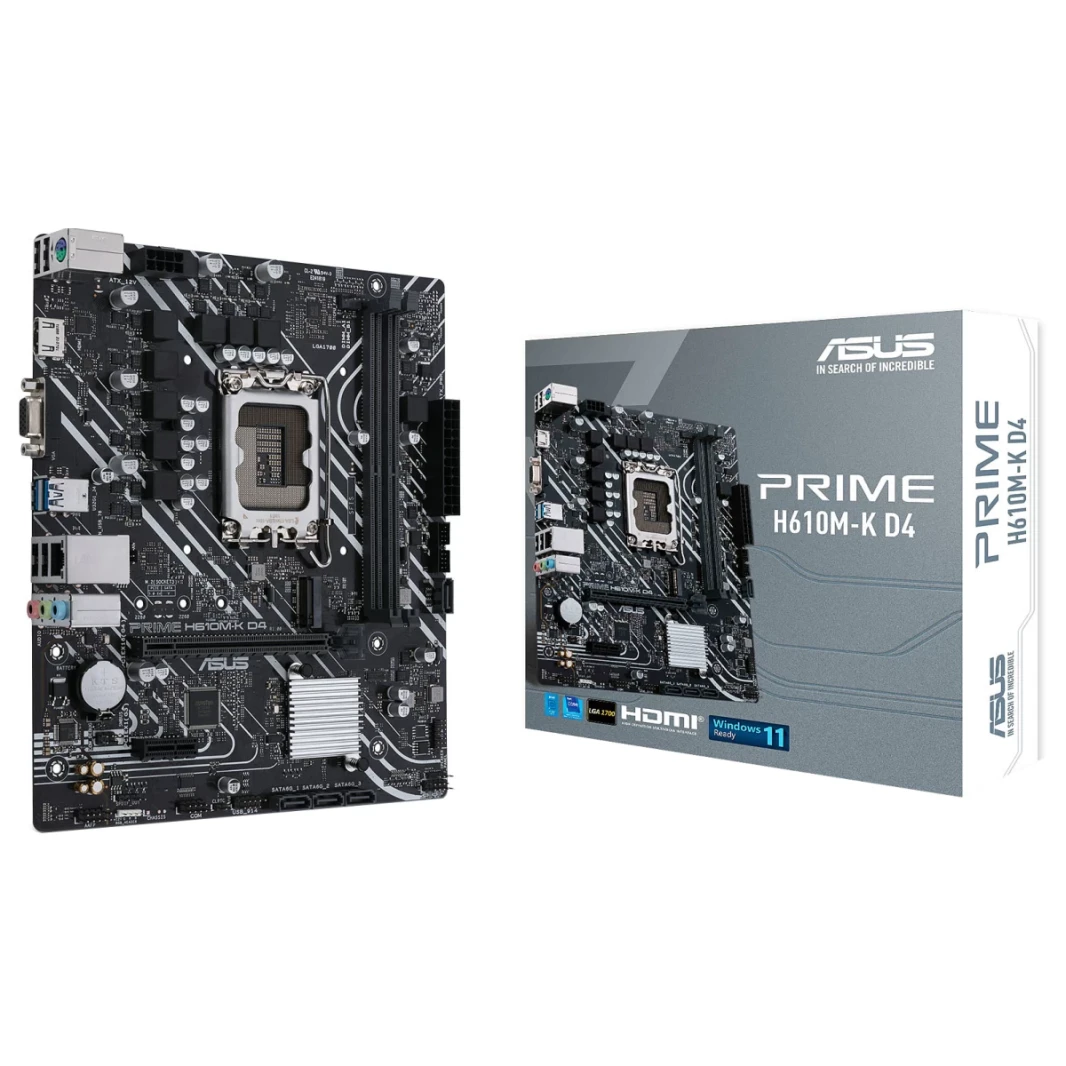 لوحة أم Asus Prime H610M-K D4 Intel LGA 1700 Micro ATX DDR4