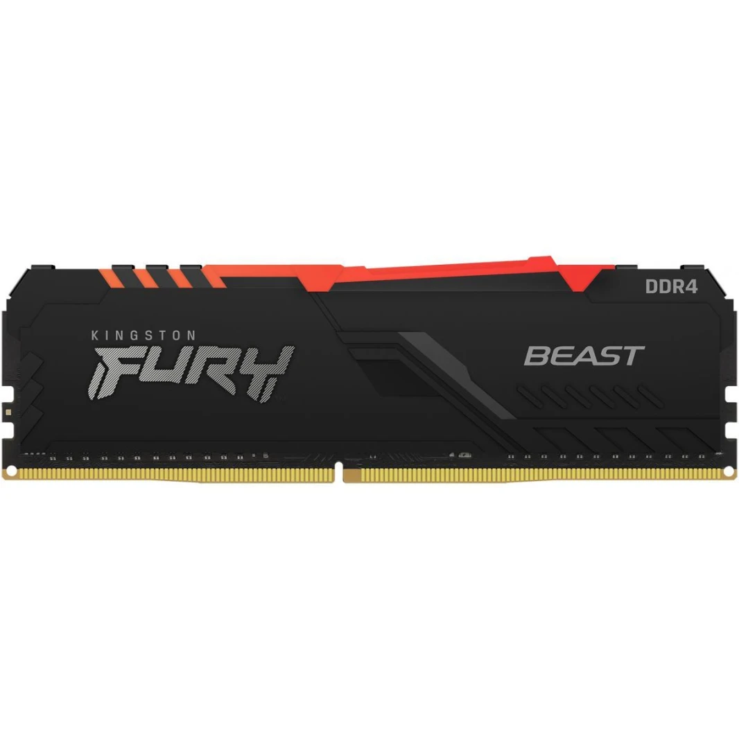 ذاكرة الوصول العشوائي Kingston FURY Beast RGB 8GB 3200MHz (1 × 8GB) DDR4