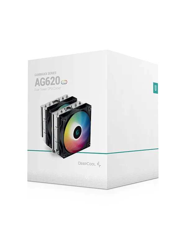 مبرد هواء وحدة المعالجة المركزية DeepCool GAMMAXX AG620 BK ARGB لمعالجات INTEL وAMD