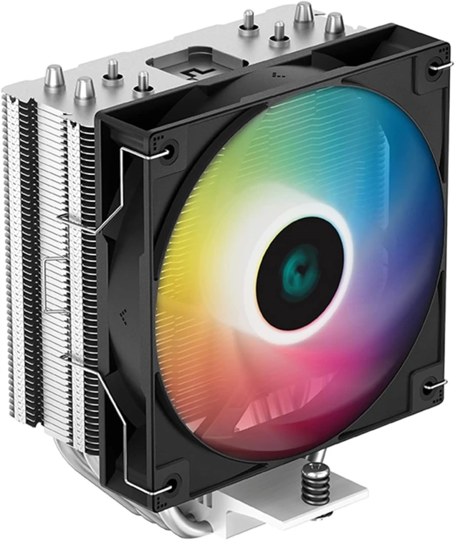 مبرد هواء وحدة المعالجة المركزية Deepcool AG400 ARGB أحادي البرج مقاس 120 مم (أسود)