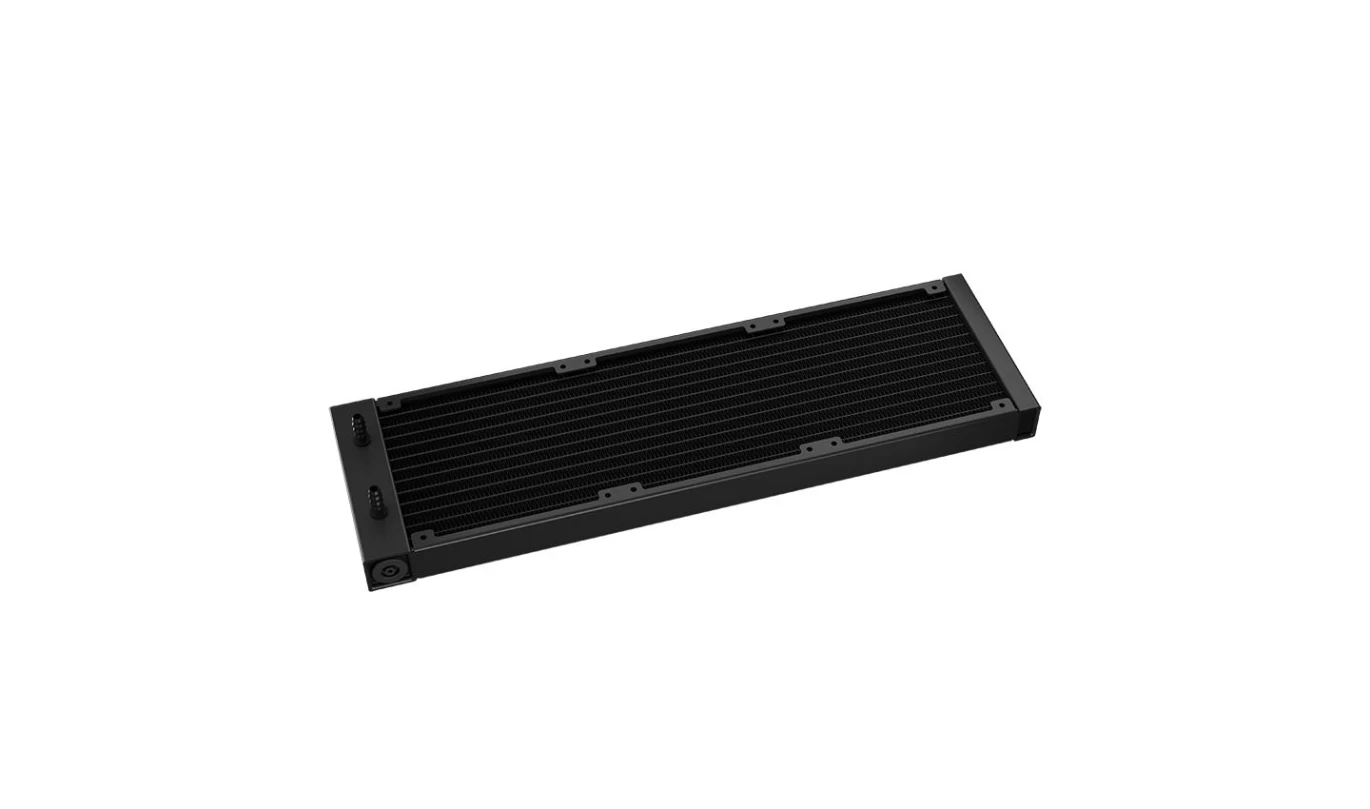 مبرد سائل DeepCool LD360 مقاس 360 مم ومضخة من الجيل الخامس 3400 دورة في الدقيقة وشاشة حالة وحدة المعالجة المركزية في الوقت الفعلي ومراوح ARGB مانعة للتسرب ومرآة ذات تأثير هالة متدرجة مزدوجة