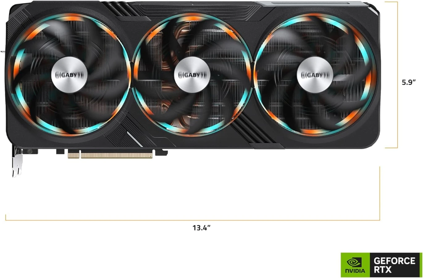بطاقة رسوميات GIGABYTE GeForce RTX 4090 Gaming OC 24G، 3 مراوح WINDFORCE، 24 جيجابايت 384 بت GDDR6X