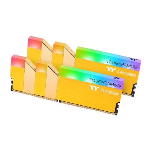 ذاكرة Thermaltake TOUGHRAM RGB DDR4 3600MHz 16GB (8GB x2) - ذهبي