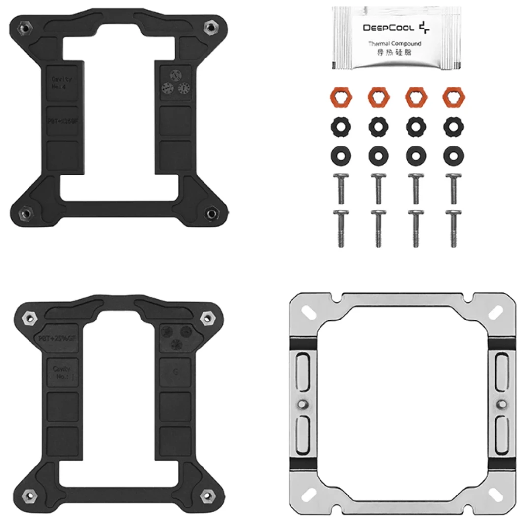 مبرد هواء وحدة المعالجة المركزية Deepcool AG400 LED Single Tower مقاس 120 مم