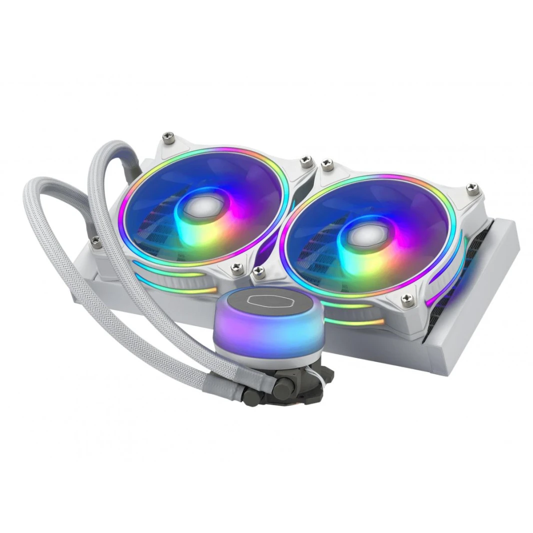 Cooler Master MasterLiquid ML240 Illusion White، مبرد سائل لوحدة المعالجة المركزية AIO Close-Loop