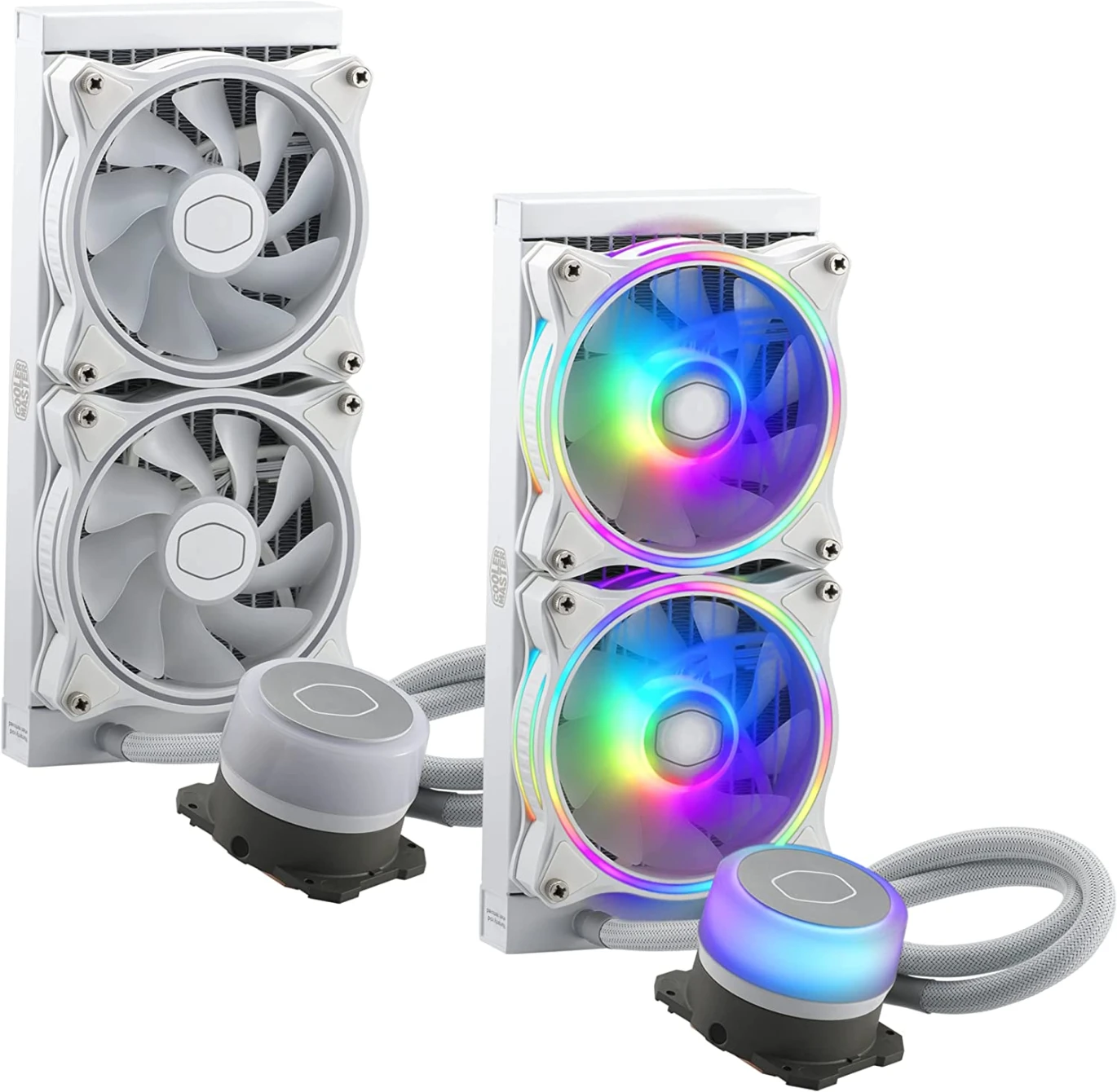 Cooler Master MasterLiquid ML240 Illusion White، مبرد سائل لوحدة المعالجة المركزية AIO Close-Loop