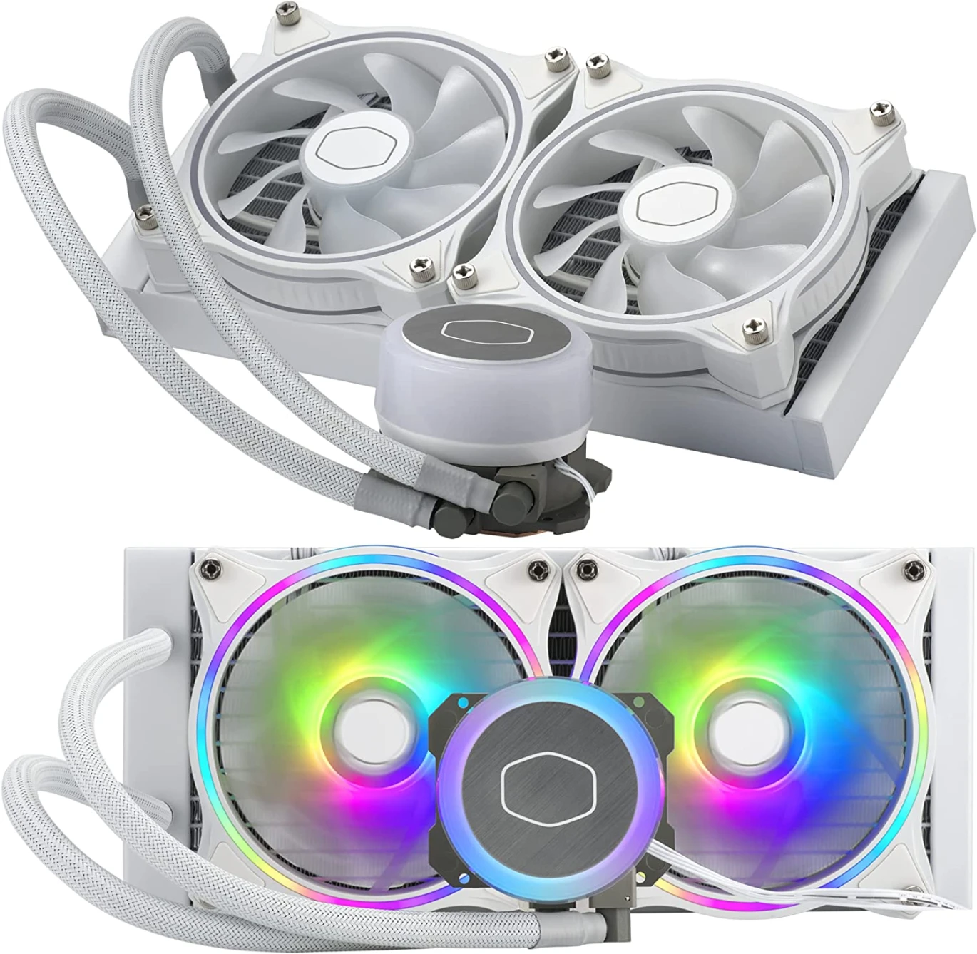 Cooler Master MasterLiquid ML240 Illusion White، مبرد سائل لوحدة المعالجة المركزية AIO Close-Loop