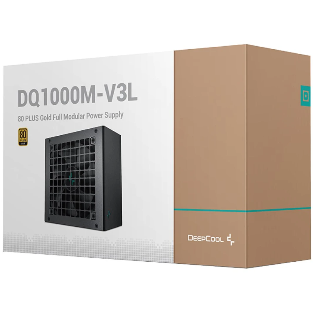 مزود الطاقة DeepCool DQ1000M-V3L 1000W 80+ Gold Full Modular Japanese Capacitors