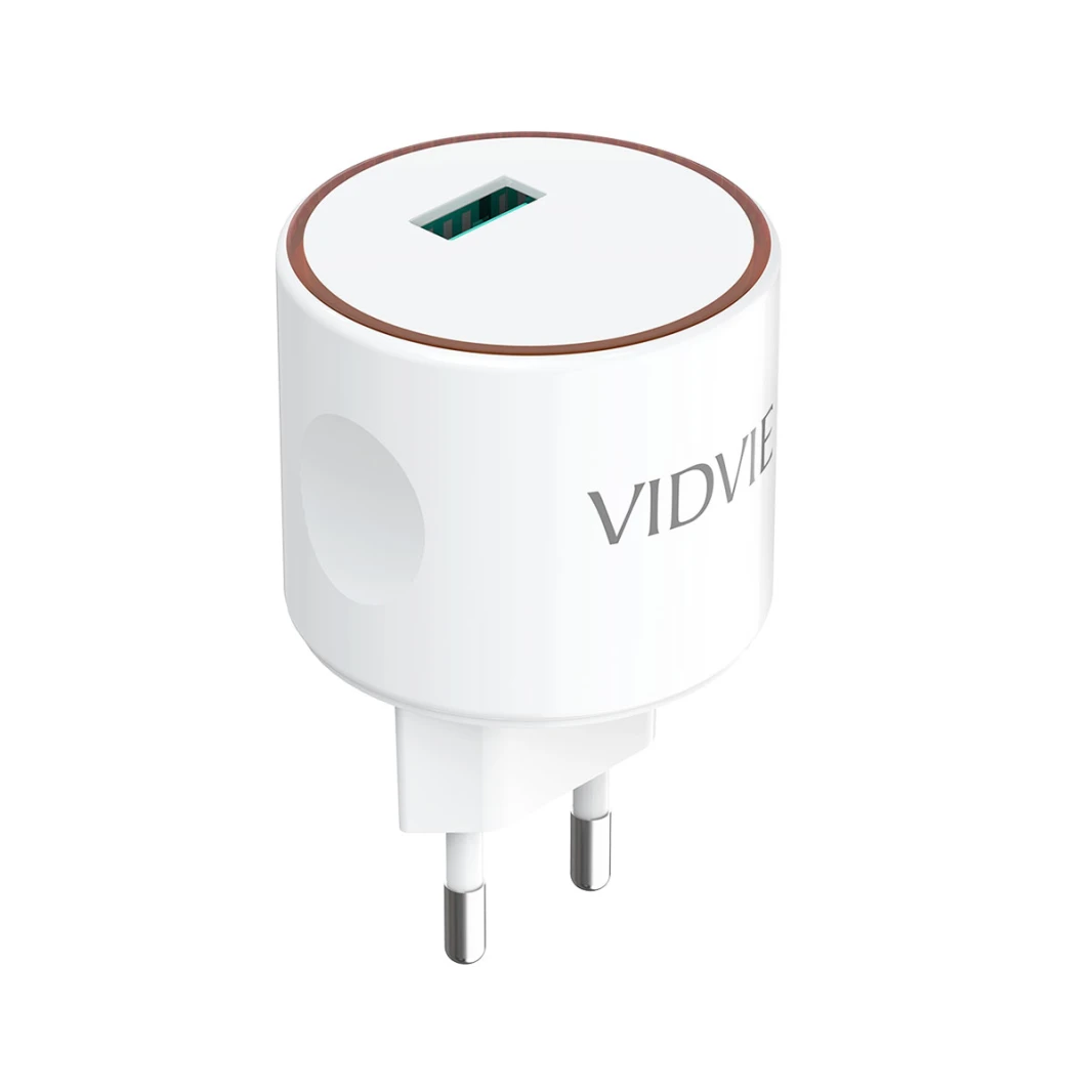 شاحن حائط VIDVIE PLE228Q QC15W مع كابل USB