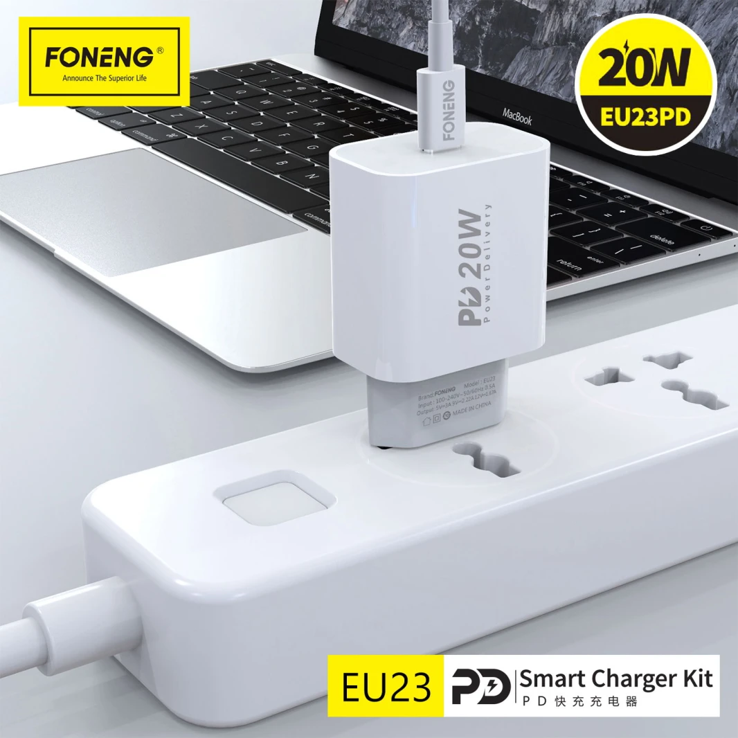 FONENG EU23 PD 20W CHARGER FOR ALL SMART MOBILES