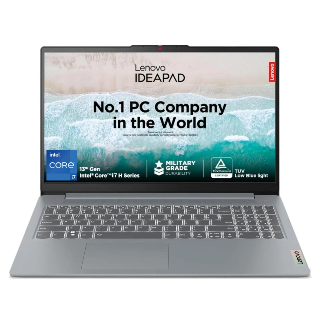 LENOVO IdeaPad Slim 3 – (2024) Intel Core i7-13620H من الجيل الثالث – ذاكرة وصول عشوائي 16 جيجابايت DDR5 – سعة تخزين 512 جيجابايت SSD M.2 – شاشة 15.6 بوصة FHD