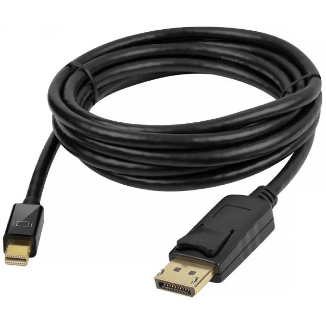 كابل MiniDisplayPort Prime من DP ذكر إلى DP ذكر بطول 2 متر