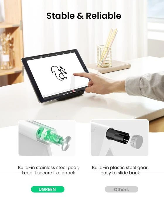 UGREEN Multi Angle Desk Phone / Tablet Stand – White