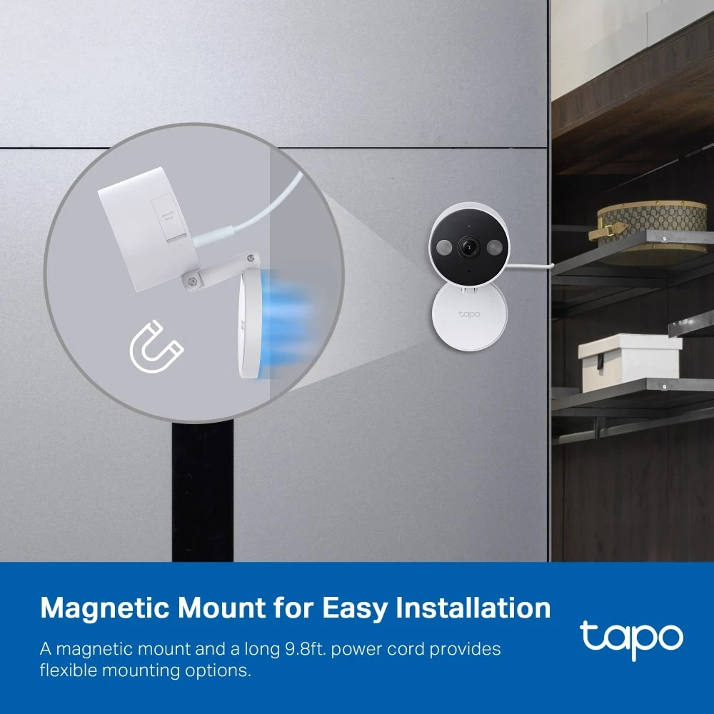 TP-Link Tapo Indoor/Outdoor 2K Wi-Fi Home Security Camera (Tapo C120)