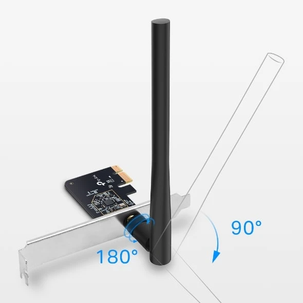 محول TP-Link AC600 اللاسلكي ثنائي النطاق PCI Express (Archer T2E)