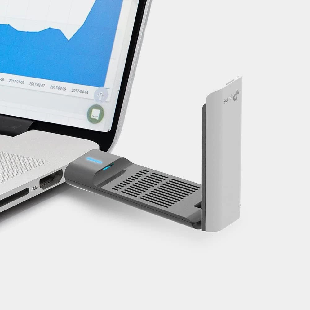 TP-Link AX1800 High Gain Dual-Band Wireless USB Adapter (Archer TX20UH)