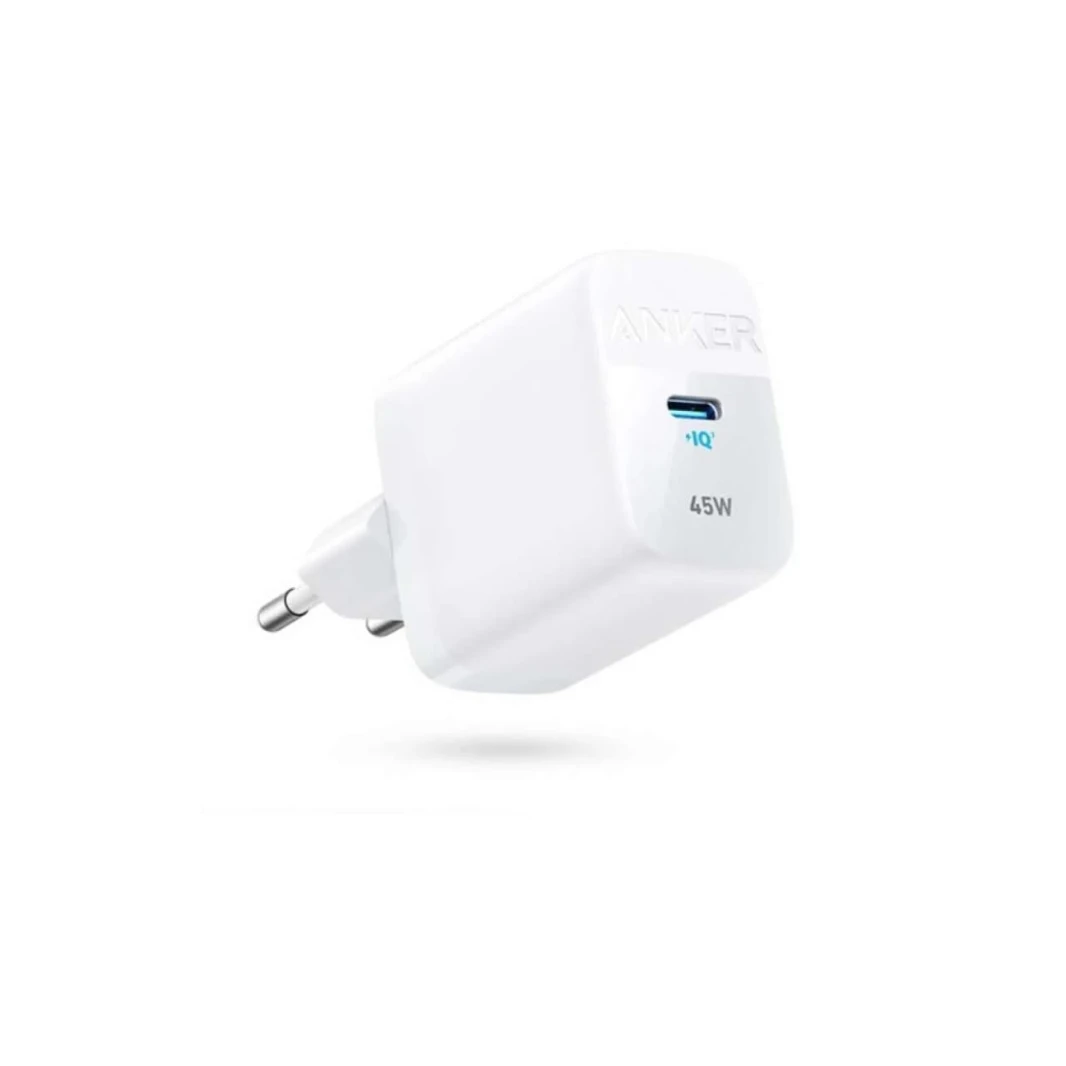 شاحن حائط Anker 313 Ace 2 USB C بقوة 45 وات - أبيض