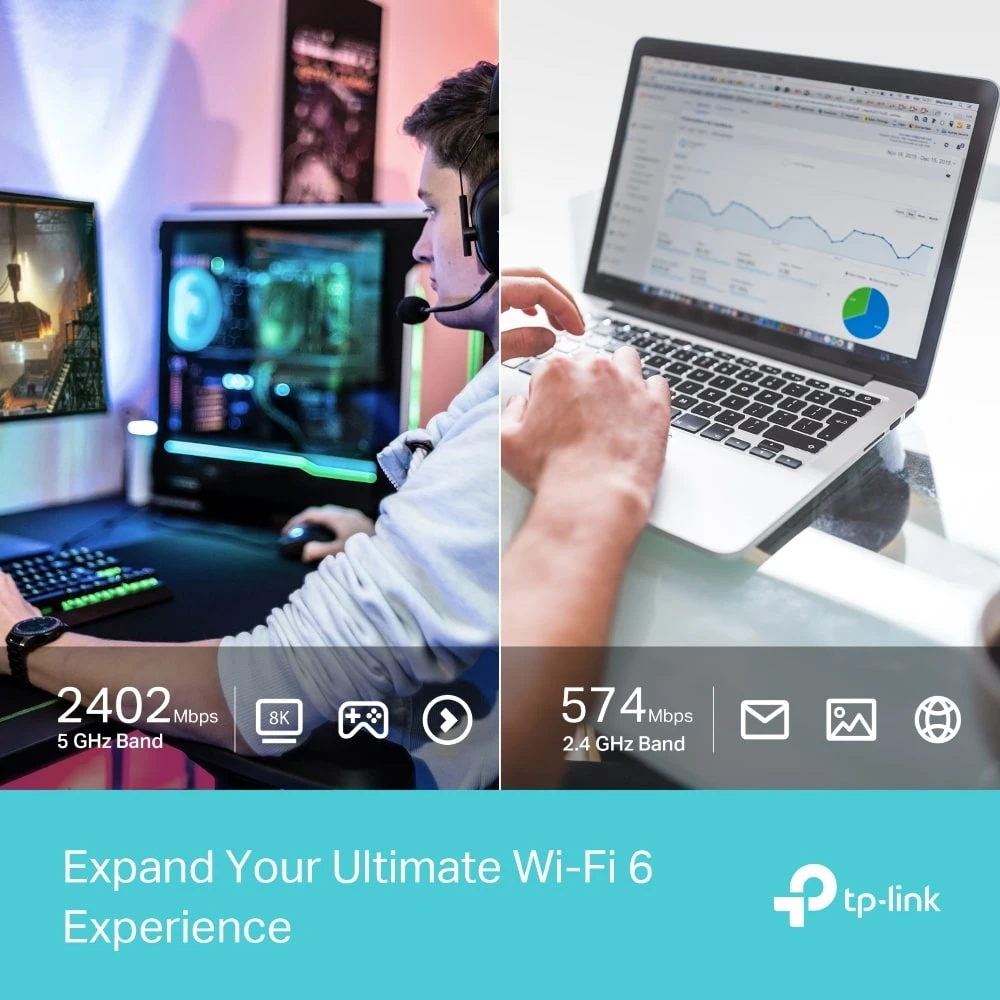 محول USB لاسلكي عالي الكسب TP-Link AX3000 (Archer TX50UH)